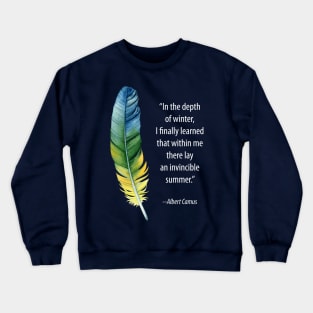 Invincible Summer Quote Crewneck Sweatshirt